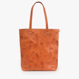 Clare V. Michel Tote in Cuoio Paradis Leather